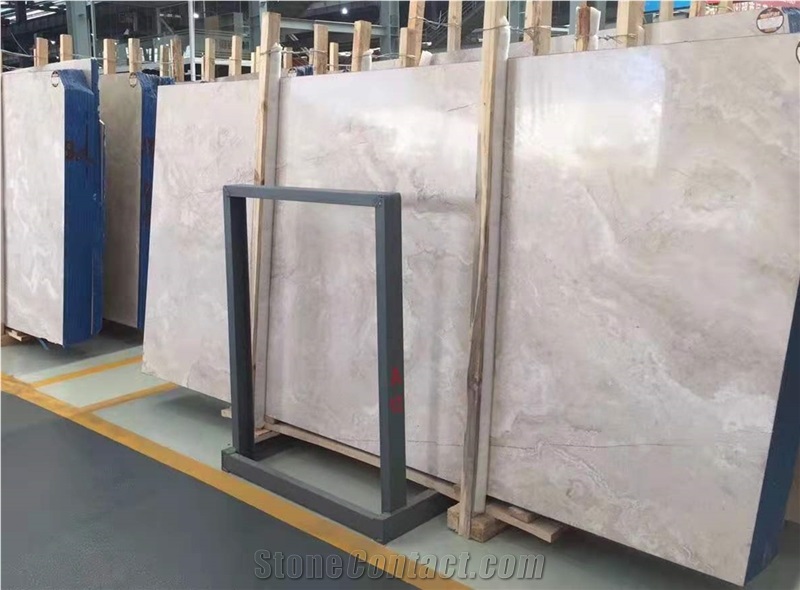 New Dora Cloud Ash Marble Polished Slabs Flooring