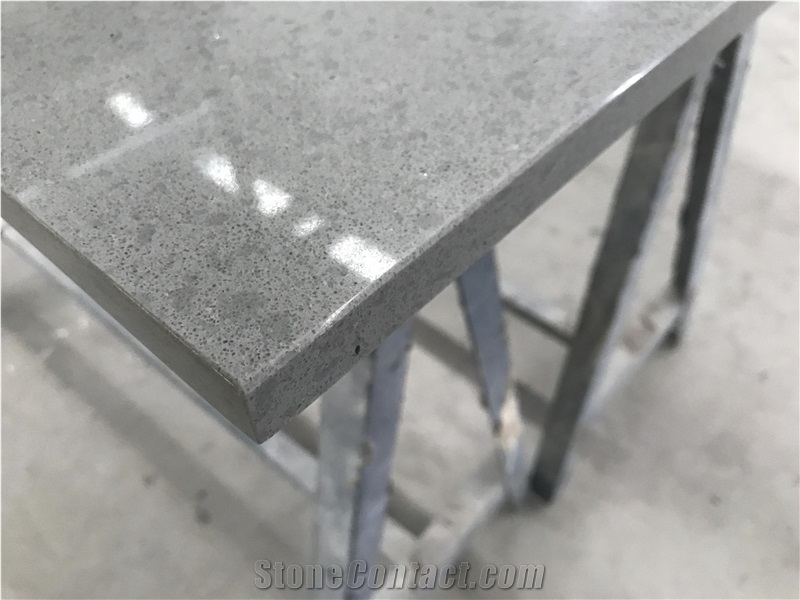 Particles Grey Quartz Stone Tables Home Furniture