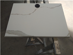 Popular Marble Look Quartz For Table Top