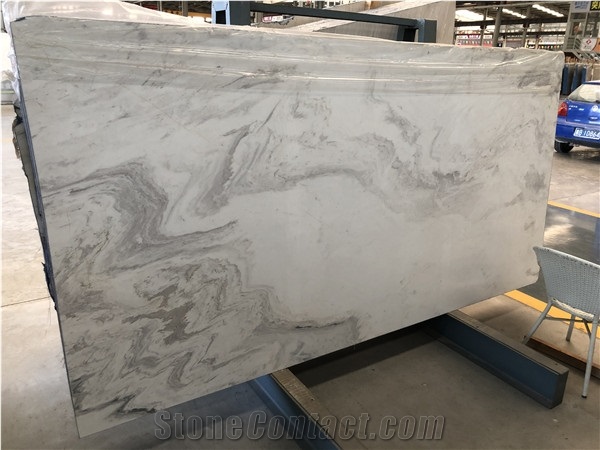 Popular Viscon White Marble for Hotel Vanity Top