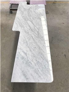 Quality Statuario White Marble Coffee Table Tops