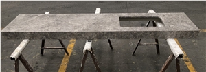 Tundla Grey Marble for Luxry Hotel Vanity Top