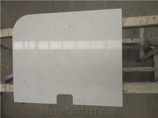 Valley White Quartz for Nightstand Stone Top