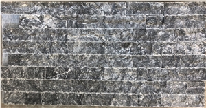 Black Grey Marble Split Wall Stone (Split Face)