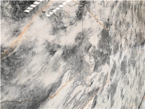 Cloudy Sky Marble Slab & Tile, Iran White Marble