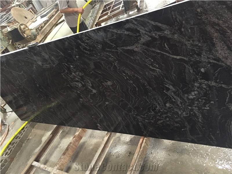 Indian Titanium Ganges Black Granite Slabs,Tiles