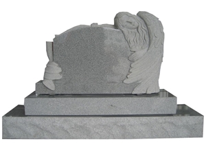 Factory Price Angel Polished Granite Headstone