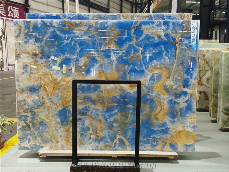 Blue Onyx for Wall,Tv Wall Panel
