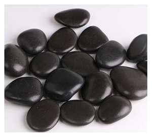 A Grade Polish Black River Garden Pebbles