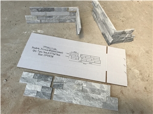 Ice Grey Wall Cladding Tiles 10x40cm Z Type
