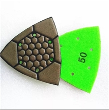 Diamond Tools Electroplated Triangle Polishing Pad