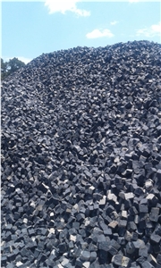 Black Basalt Cubes, Cobble Stone
