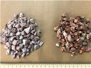 Pink Mosaic Marble Crushed Aggregates