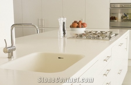 Seamless Quartz Stone Glue with Kitchen Table