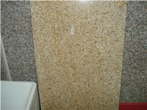 China Misty Yellow Rusty Beige Granite Tile