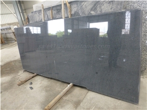 Polished China Padang Dark Grey G654 Granite Slab