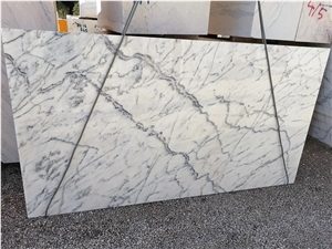Stormy White Marble Slabs