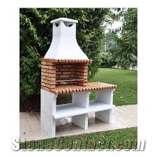Garden Barbecue Made from Limestone