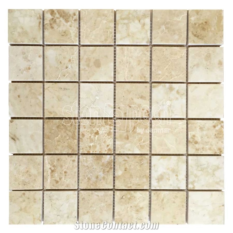 2"X2" Cappuccino Marble Polished Mosaic