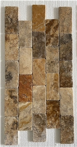 3"X6" Scabos Travertine Tumbled Tile