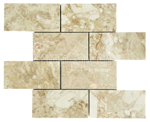 3x6 Cappuccino Marble Polished Tile