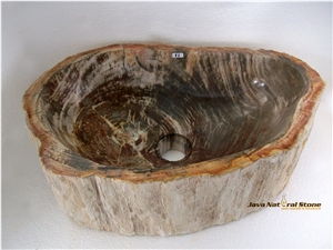 Fossil Stone Sinks, Basins, Petrified Wood Sinks