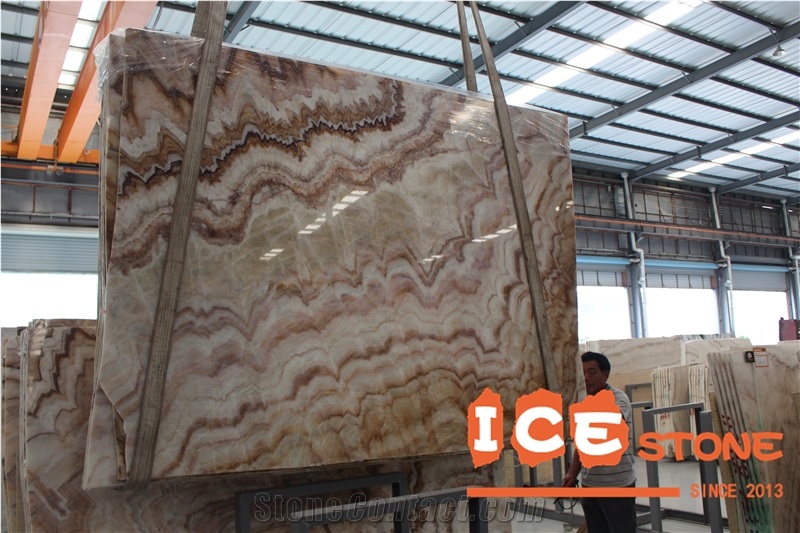 Colorful Onyx Travertine Colorful Jade Red Onyx