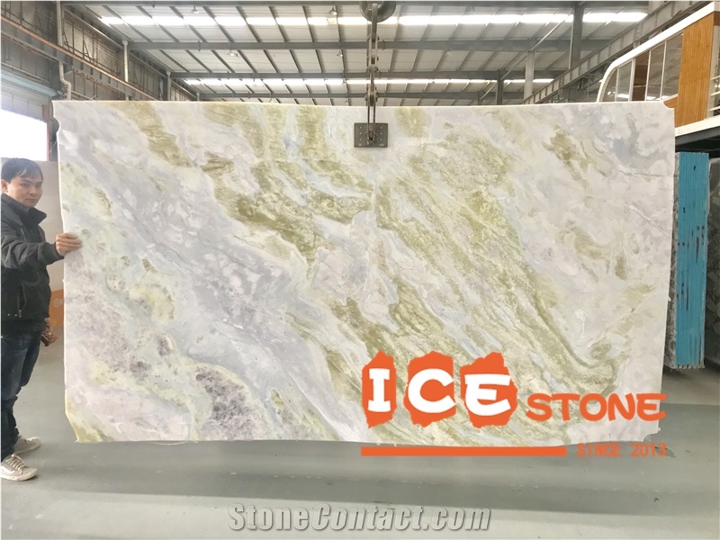 Moon River Marble White Green Marble