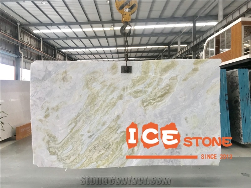 Moon River Marble White Green Marble