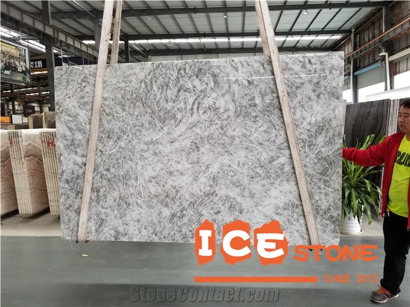 Polished Alps Marble Slabs White Marble