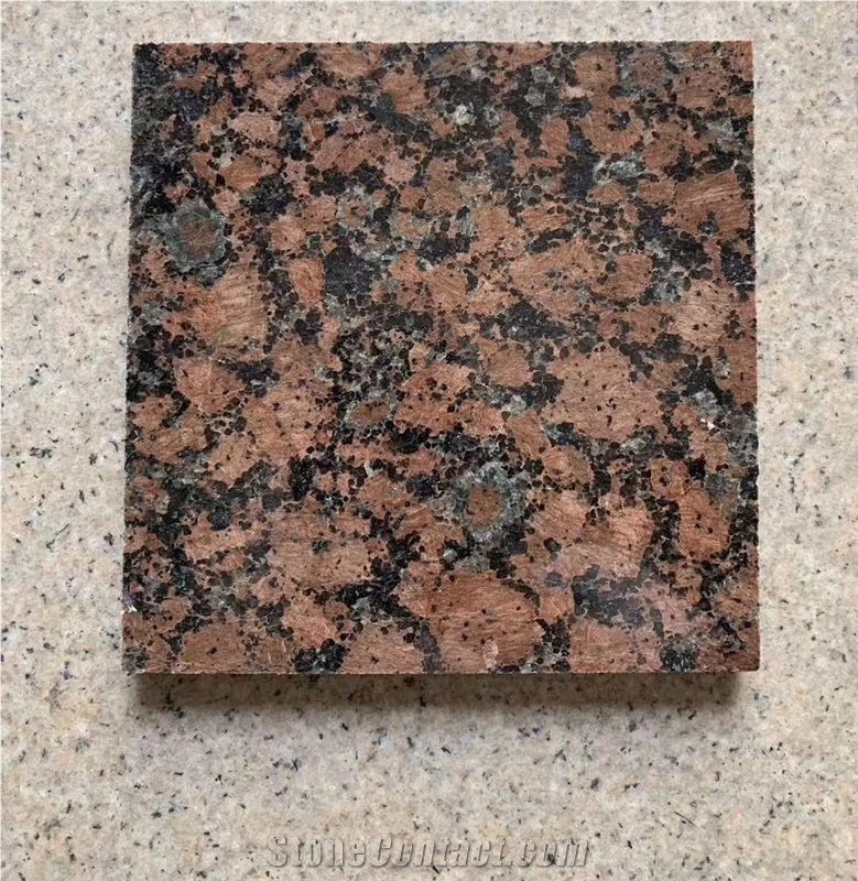 Carmen Red Granite Polished Slab Tile