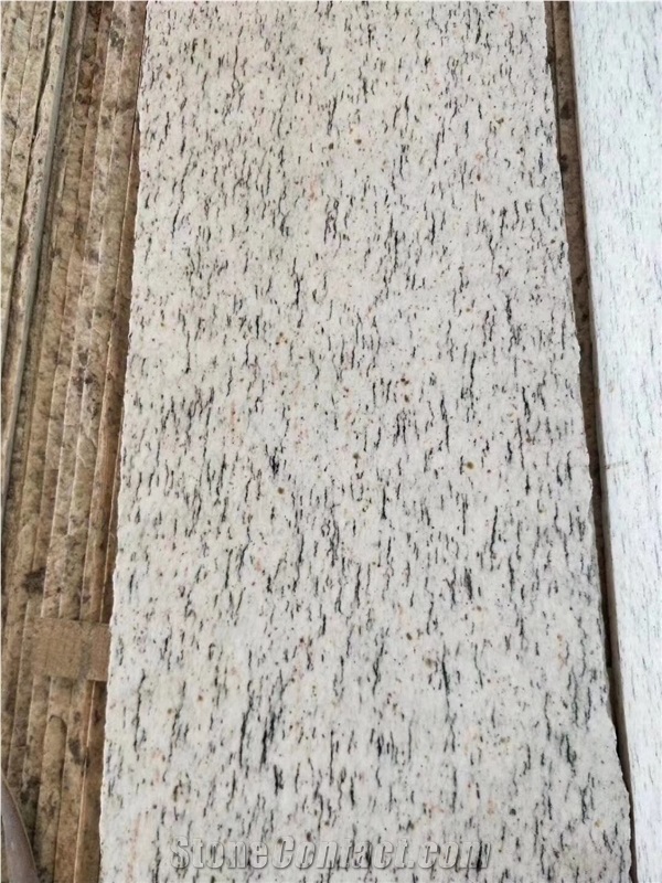 Gardenia Camelia White Granite Polished Slab Tile