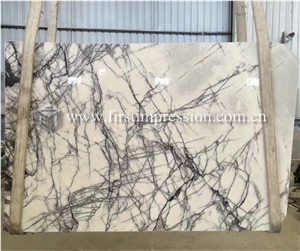 Cheap Milas Lilac White Marble Stone Slab and Tile