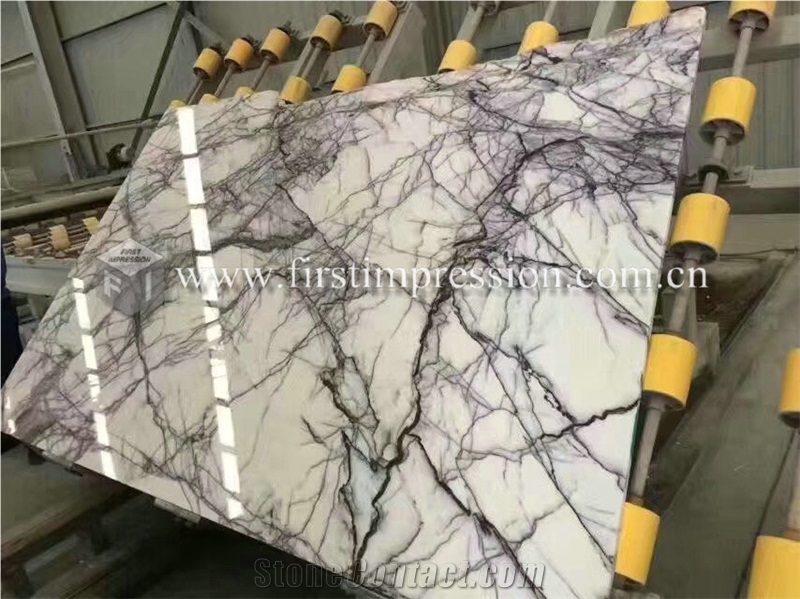 New Polished Milas Lilac Marble Slabs,Tiles