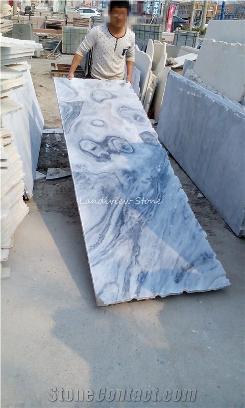 Blue De Savoie Marble Tiles Slabs Flooring Wall