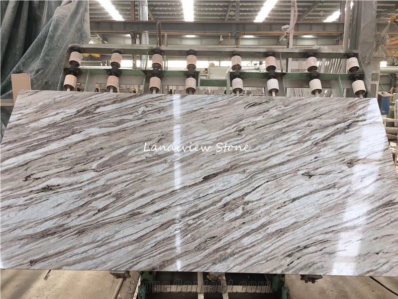 Blue Wooden Marble Palisandro Brown Marble