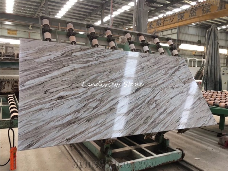 Blue Wooden Marble Palisandro Brown Marble