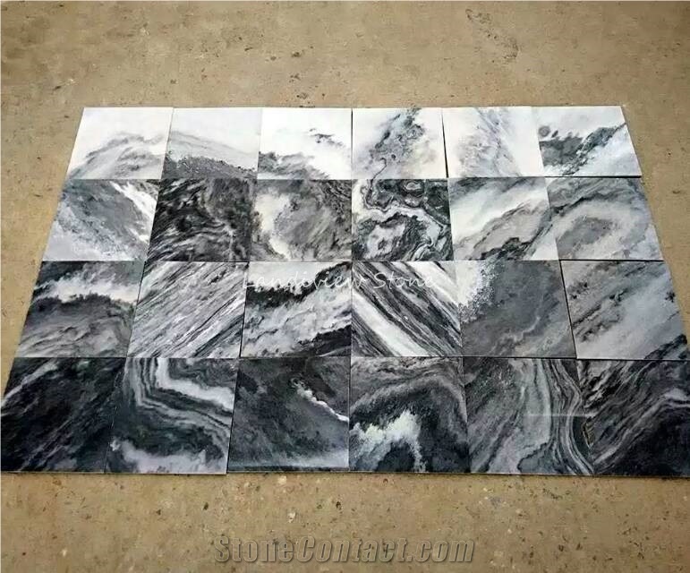 Grey Blue De Savoie Marble for Wall Covering Slab