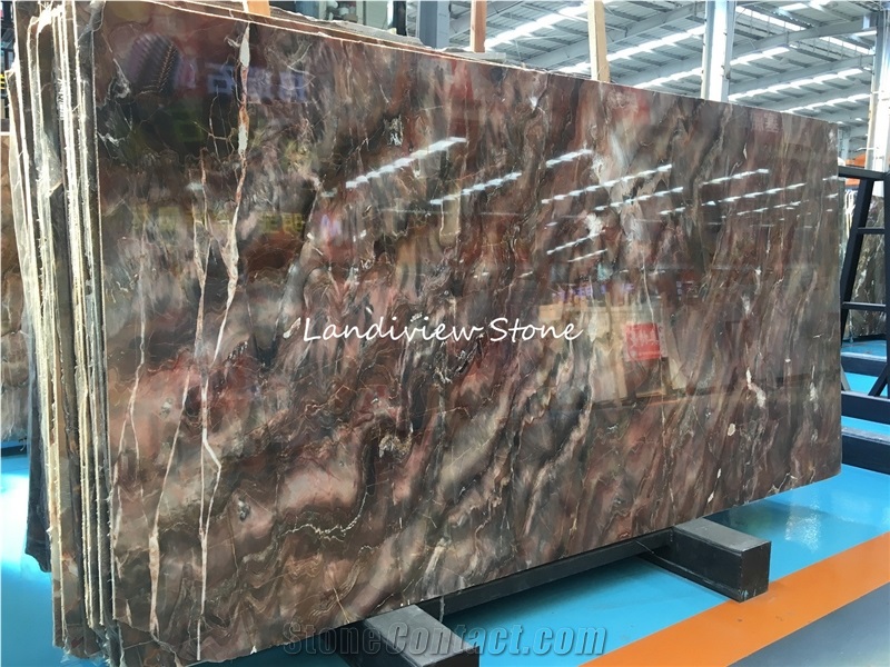 Louis Red Agate Marble Venice Red Marble