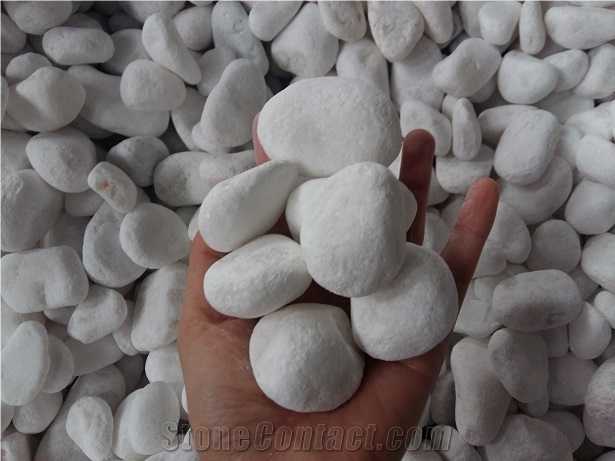 Unpolished White Pebble Stone