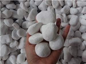 Unpolished White Pebble Stone