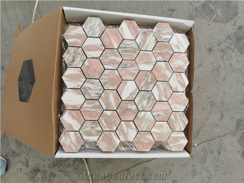New Marble Mosaic,Red Marble Mosaic