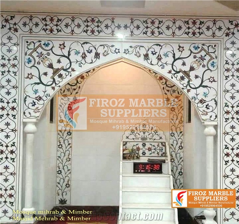 Inlay Marble Mosque Mihrab Designs