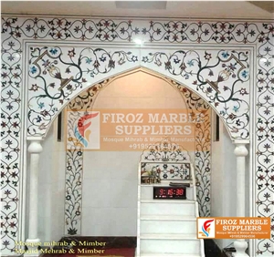Inlay Marble Mosque Mihrab Designs