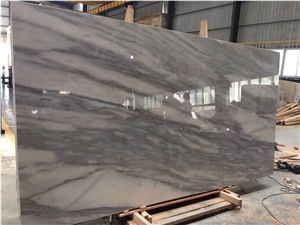 China Cheap Stock Volax White Marble Slab Tile