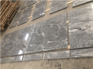 Natural Customized Nero Landscape Grey Granite Countertops