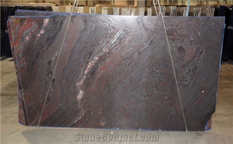 Iron Red Granite Brazil Slab & Tiles