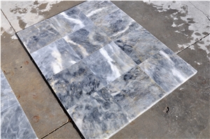 Blue Moon Rustico Polished, Grey Marble Tiles