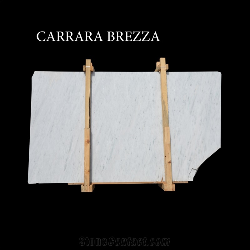 Turkish Carrara Marble Slabs, Carrara Brezza Marble Slabs