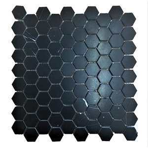 China Black Marble Mosaic Tiles